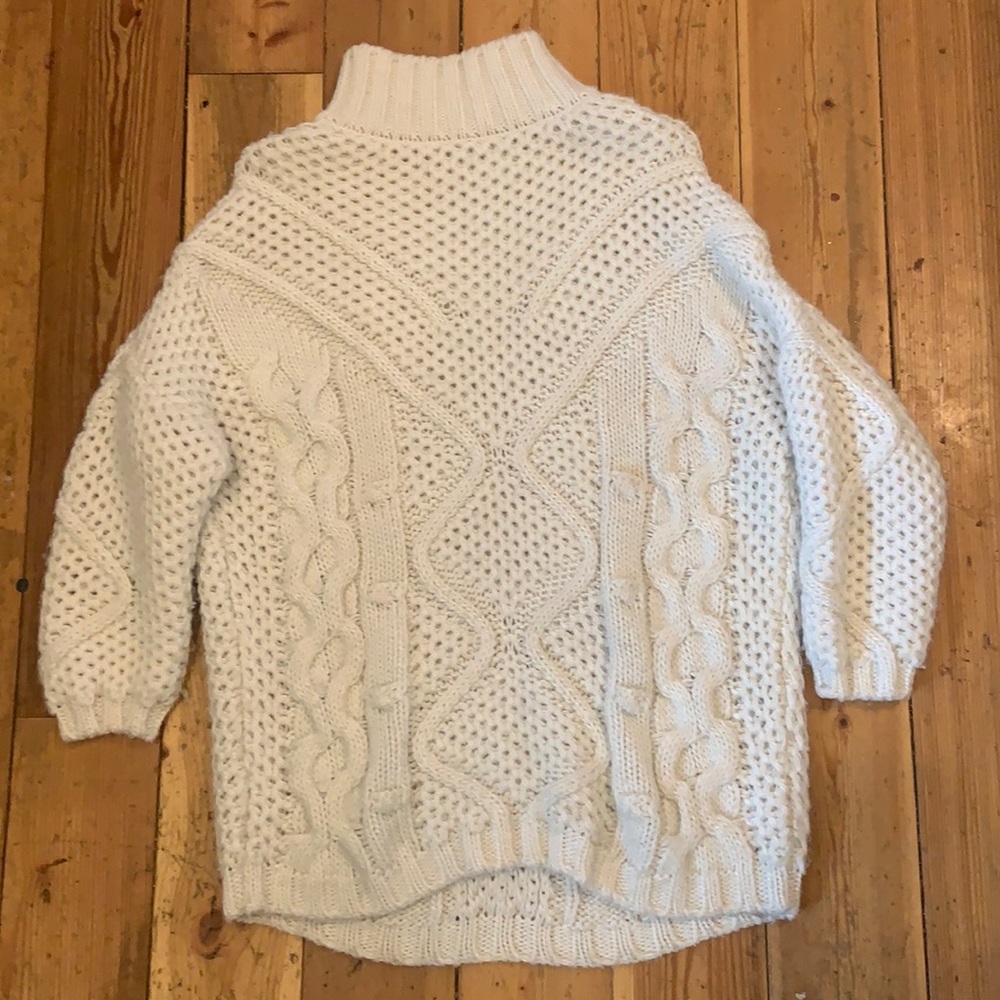 Zara cable knit sweater